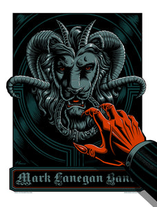 Mark Lanegan Band- 'Somebody's Knocking' 2019 tour poster