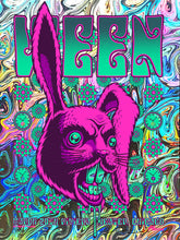 Load image into Gallery viewer, Ween in Chicago March 20th 'White Rabbidt' poster foil variant