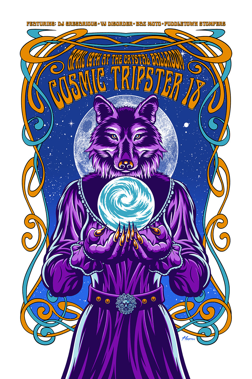 Cosmic Tripster 18' poster – justinhampton