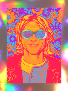 "Whatever, Nevermind" Kurt Cobain Holographic Foil Variant