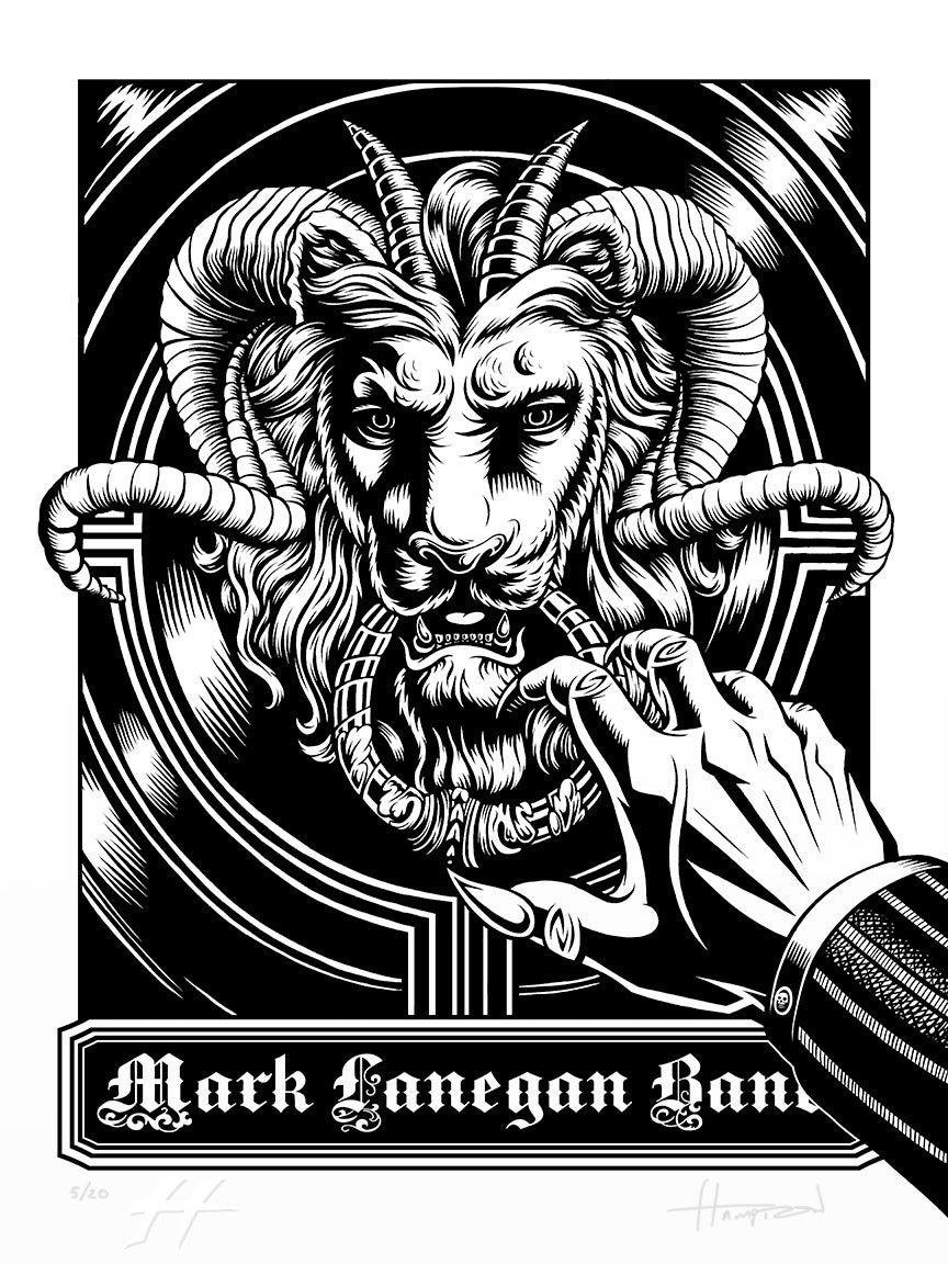 Mark Lanegan Band- 'Somebody's Knocking' 2019 B&W edition