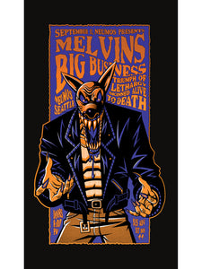 2006 Melvins Big Business Variant on Black Paper