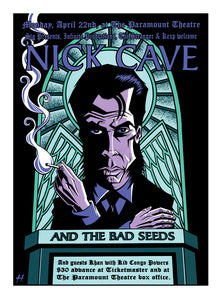 Nick Cave Sketch Art Print