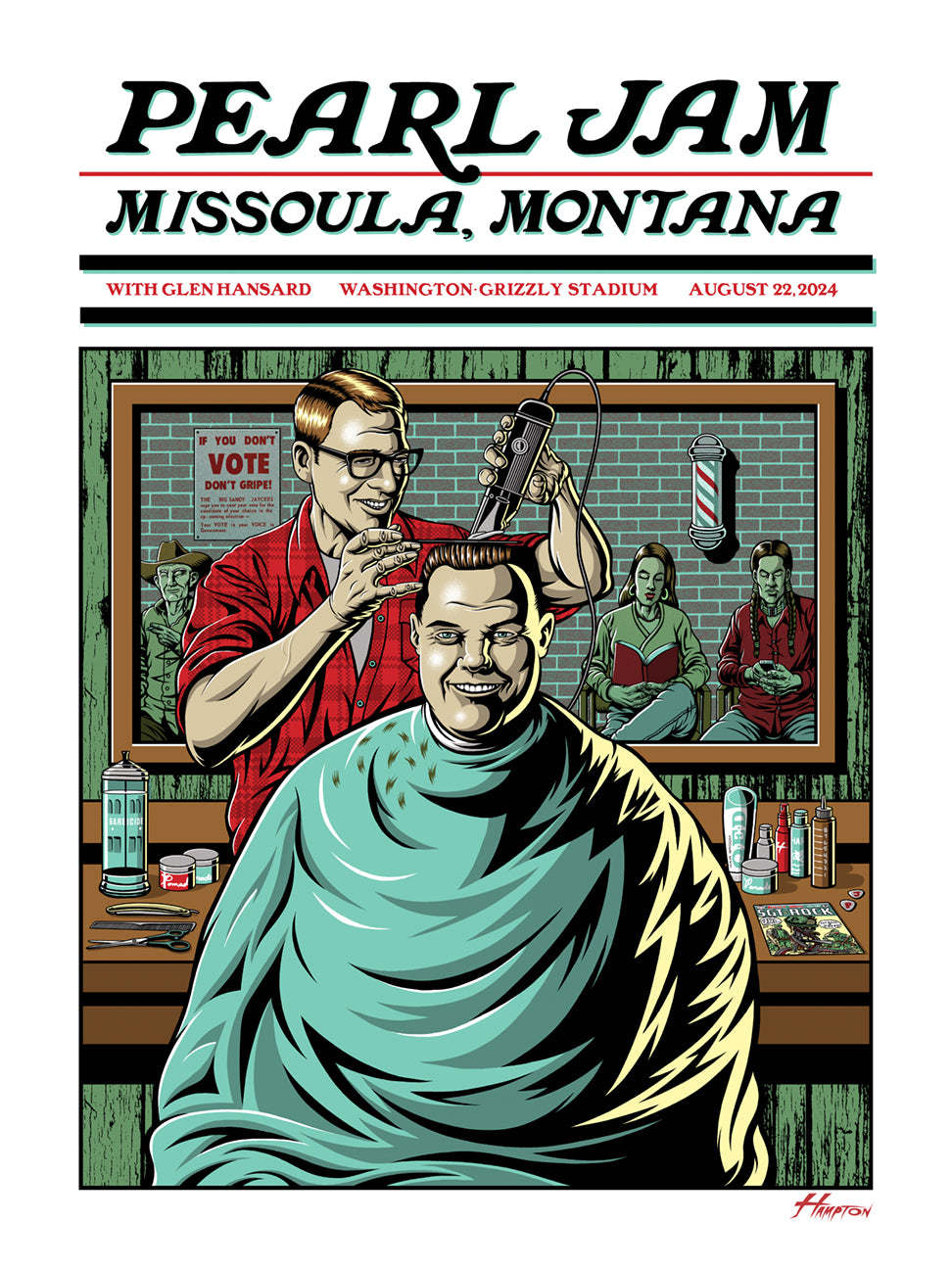 Pearl Jam Missoula 2024 Artist Edition – justinhampton