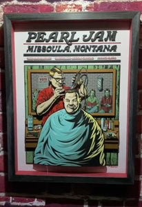 3D Pearl Jam Missoula 2024 Poster