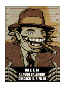 Ween in Chicago 2010 Boognish Capone poster