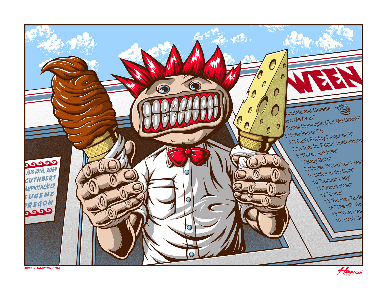 WEEN Eugene 2024 poster – justinhampton