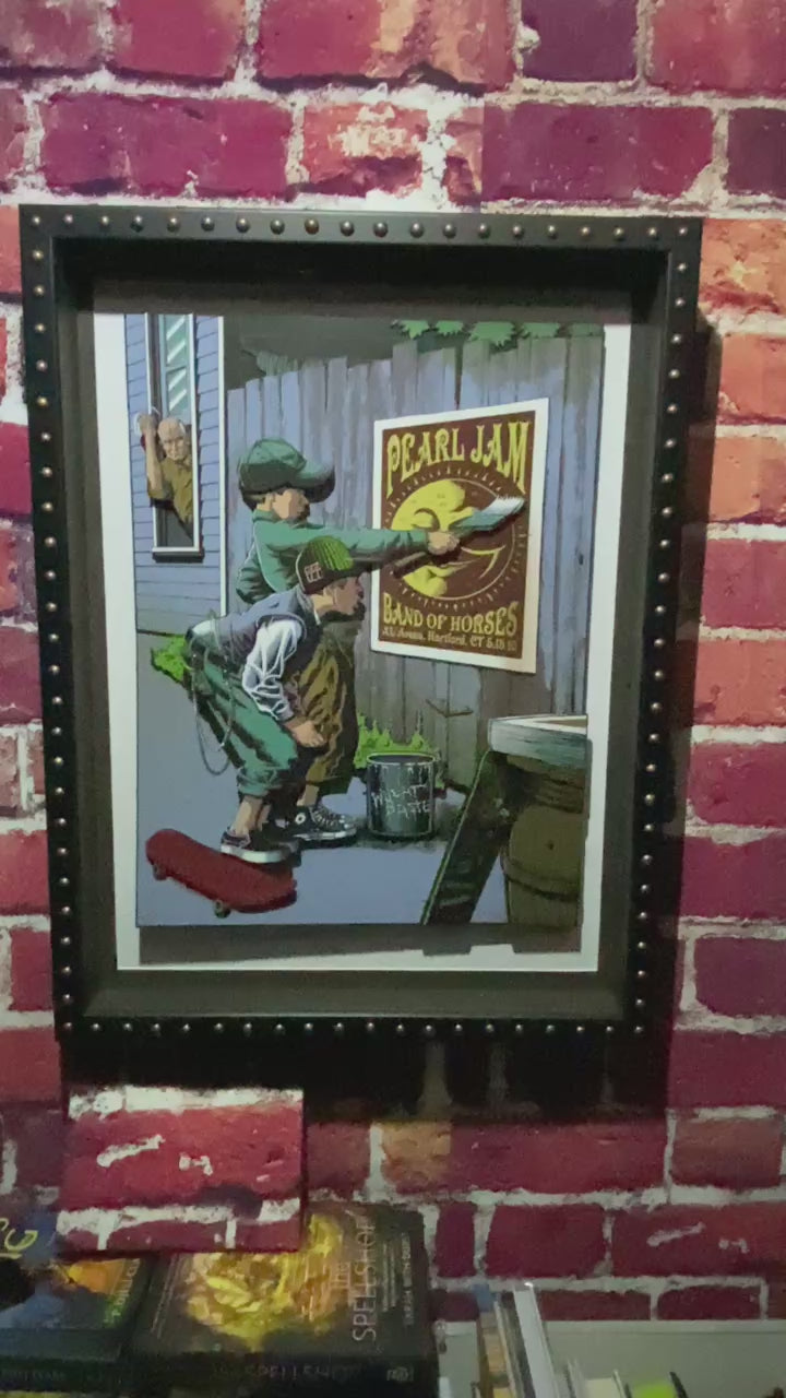 Wheat Paste Post Haste 3D shadow box #1/1 – justinhampton