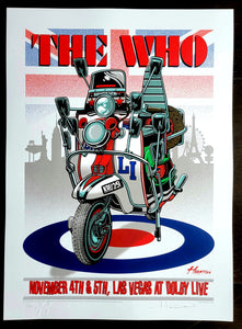 The Who in Las Vegas 2022 poster