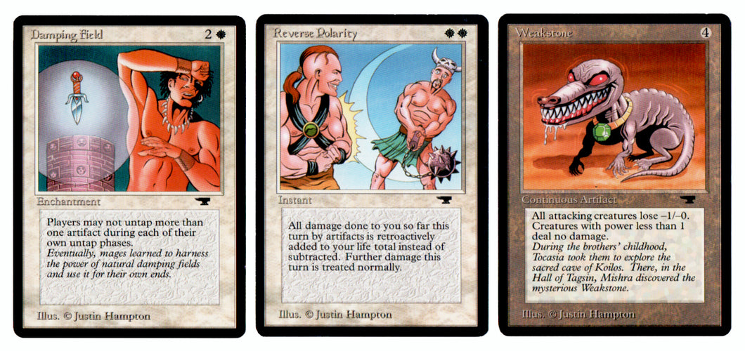 Vintage 1994 Magic The Gathering 'Antiquities' AP card set