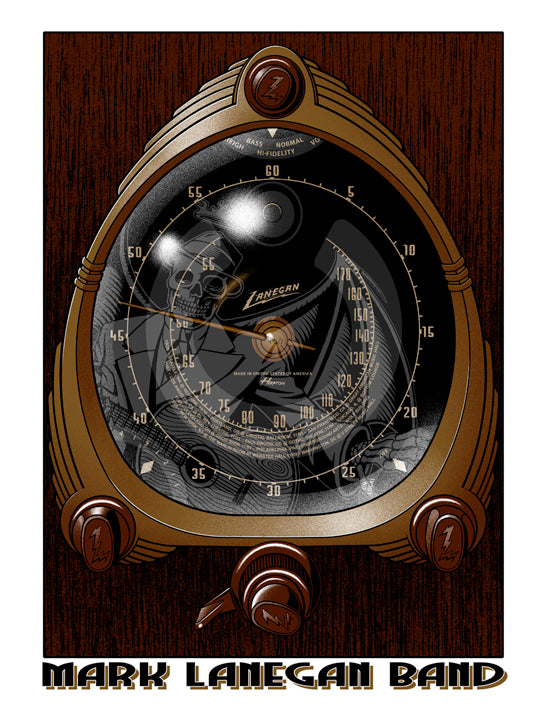 Mark Lanegan Band 2014 Phantom Radio poster