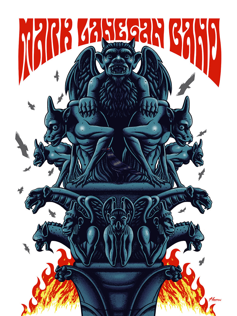 Mark Lanegan Band Gargoyle poster