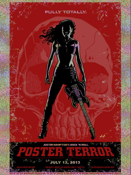 Poster Terror Holographic Foil – justinhampton