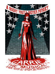 Carrie The Musical Art Print